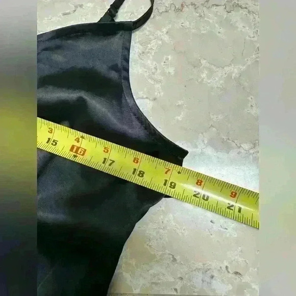 NEW AFRM | Katica‎ Satin Midi Slip Dress In Black Size Large - Picture 5 of 11